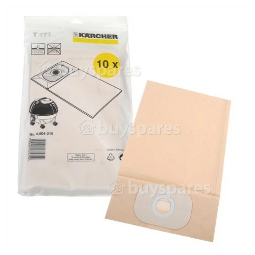 Karcher Paper Filter Dust Bag (Pack Of 10) 3 Karcher Paper Filter Dust Bag (Pack Of 10)