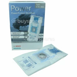 Bosch Neff Siemens PowerProtect Type G All Plus Dust Bag & Filter Set