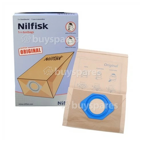 Nilfisk Dust Bag (Pack Of 5) 3 Nilfisk Dust Bag (Pack Of 5)